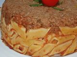 Mix Pasta Tagine With Meat And Koshari