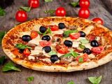 Oriental Pizza With Anchovies Medium Size