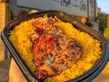 1/4 Chicken Mandi With Spicy Kabsa Rice