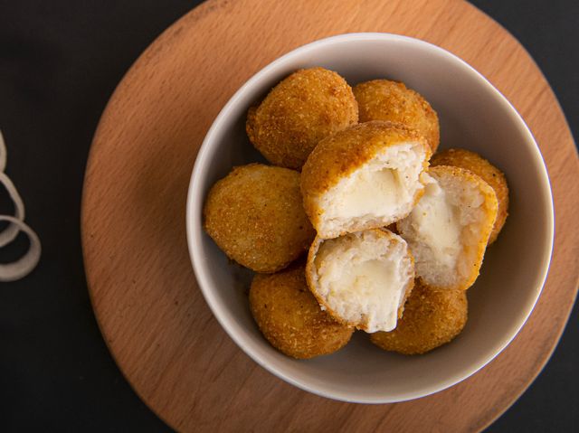 Cheezy Rice Balls
