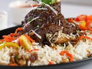 لحم غنم شواء عماني