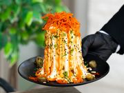 برج بطاطا مقلية مشكلة