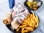 كومبو 2 شاورما دجاج خبز لبناني