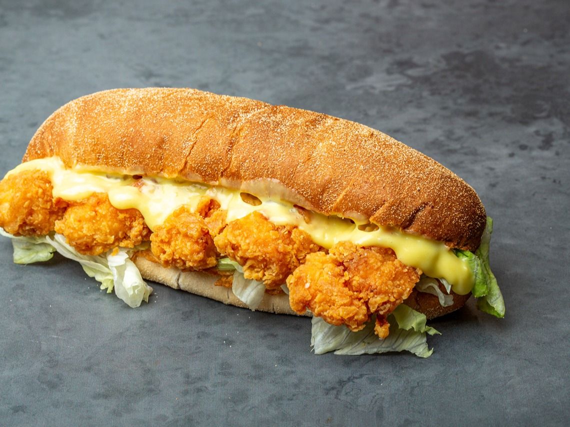 ساندويش تندر ( خبز مسمسم )