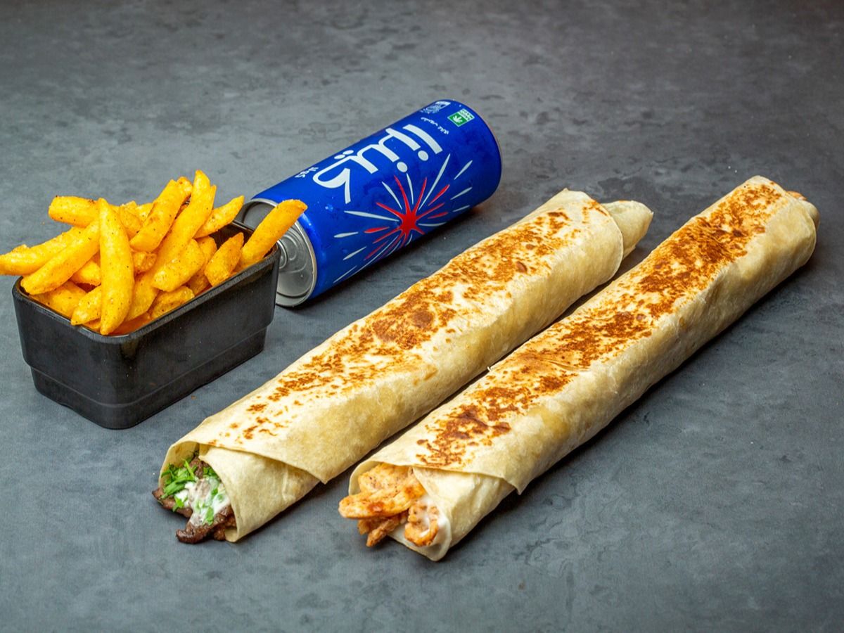 وجبة ساندوتش شاورما لشخص واحد