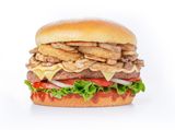 Mushroom Burger Sandwich