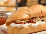 Jam With Butter Sandwich