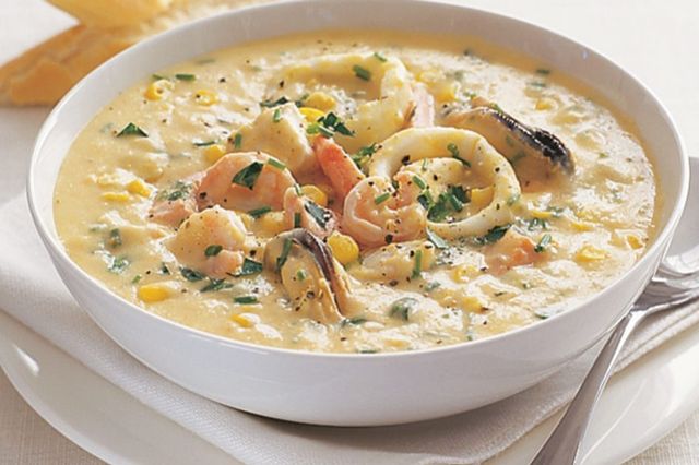 Peeled Seafood Soup