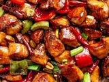 Spicy Chicken Kung Pao With Peanuts Platter