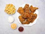 Fried Broasted Chicken Meal
