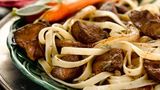 Giblets and liver pasta
