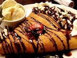 Chocolate With Nuts Crepe