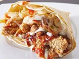 Chicken Pane With French Fries Crepe