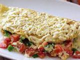 Omelette With Pastrami Sandwich