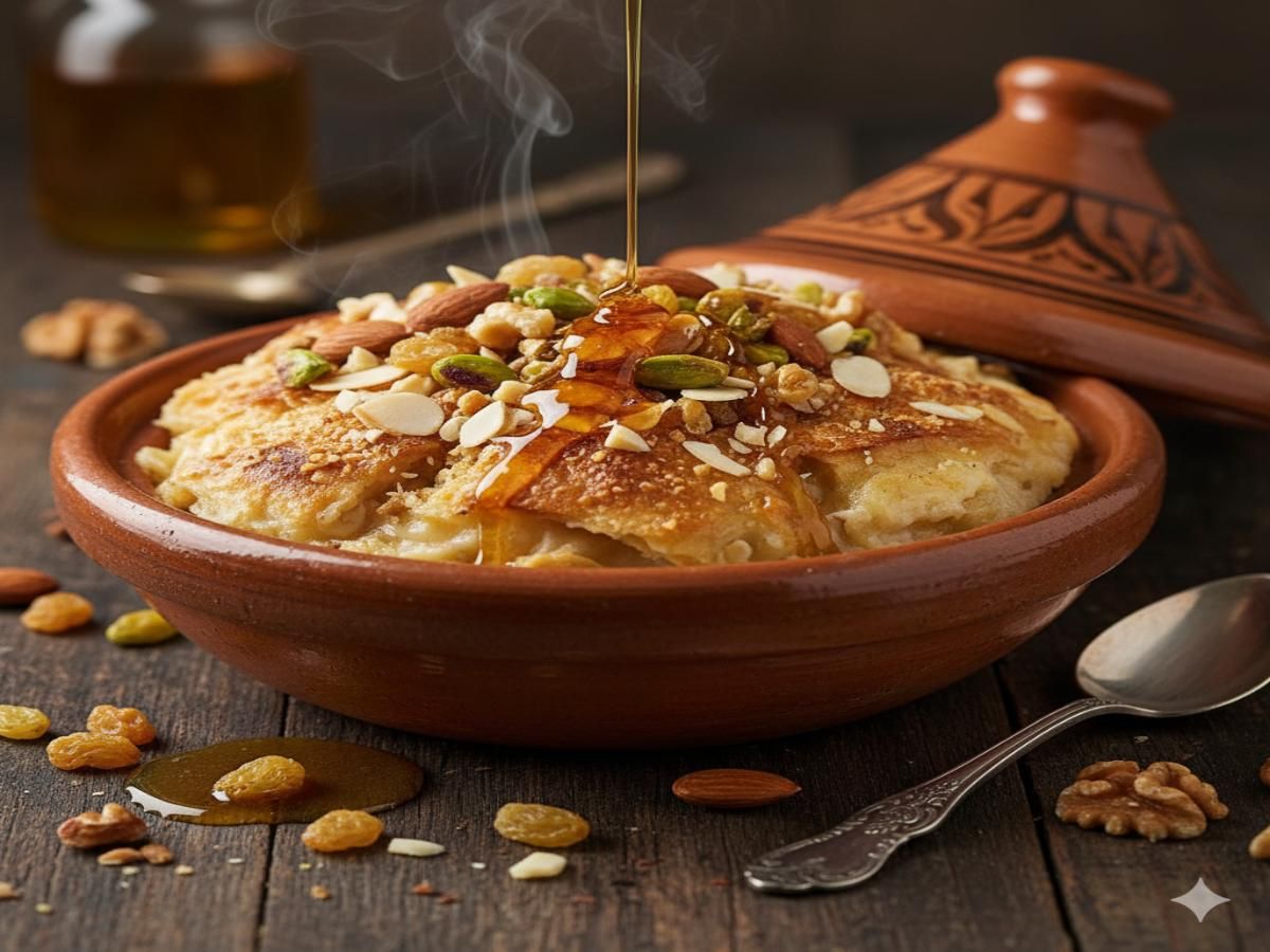 Umm Ali With Nuts And Honey