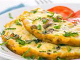 Omelette With Cheddar Cheese Sandwich