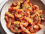 Red Sauce Shrimp Pasta