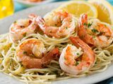 White Sauce Shrimp Pasta