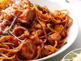 Red Sauce Mix Chicken Pasta