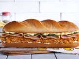 Chicken Pane With Cheese Sandwich