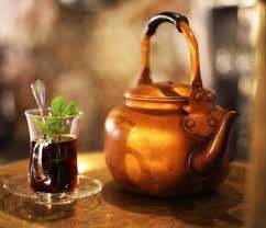 Tea Pot With Mint