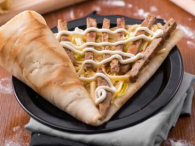 Meat Burger Crepe