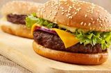 Mushroom Burger Sandwich