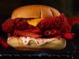 Chicken With Cheetos Sandwich