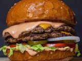 Beef Burger With Cheese Sandwich