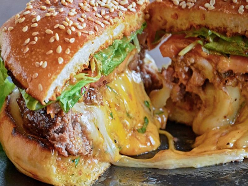 Beef Burger With Cheese
