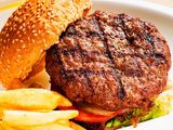 burger on Charcoal