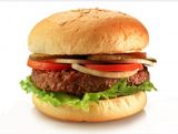 Beef burger sandwich
