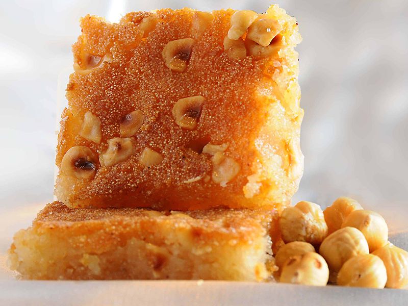 Hazelnuts Basbousa