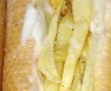 French Fries With Mayonnaise Sandwich