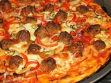 baladi Oriental sausage Italian pizza