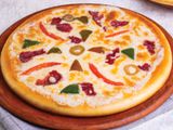 Pastrami pizza