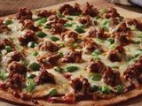 Oriental Sausage Pizza