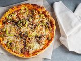 Oriental Sausage Pizza
