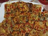 Mushroom Oriental Pizza