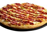 Mexican hot dog pizza