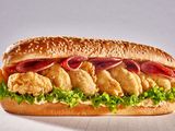 Tasty Big Smoked Shrimp Sandwich