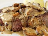 Baladi Meat Piccata With Mushroom Platter