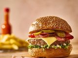 Beef Bacon Beef Burger Sandwich
