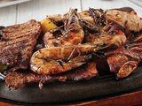 Beef Fillet And Shrimp Platter