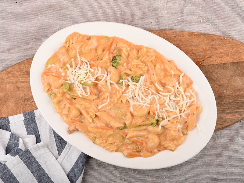 Chicken Mac And Cheese Pasta