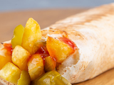 French Fries With Cheese Sandwich