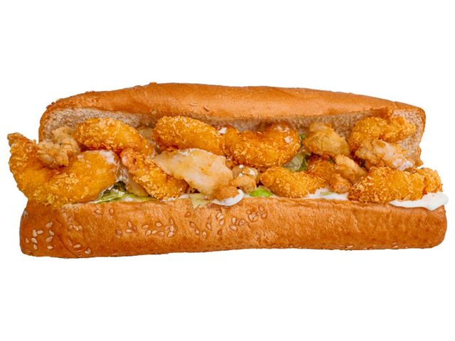 fire shrimp sandwich