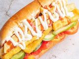 Fried Roumi Cheese Sandwich