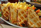 Oriental Sausage Hawawshi With Cheddar Cheese
