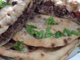 Oriental sausage Hawawshi With Cheddar and Mozzarella Loaf